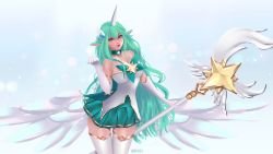 Star Guardian Soraka by Suikacchii HD Wallpaper Background Fan Art Artwork League of Legends lol