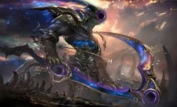 Dark Star Hecarim by dante09 HD Wallpaper Background Fan Art Artwork League of Legends lol