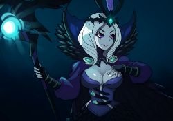 Ravenborn LeBlanc by LataeDelan HD Wallpaper Fan Art Artwork League of Legends lol