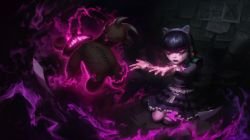 Goth Annie Splash Art 4k HD Wallpaper Official Artwork League of Legends lol