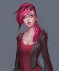 Vi by SenRyuji HD Wallpaper Fan Art Artwork League of Legends lol HD Wallpaper Fan Art Artwork League of Legends lol