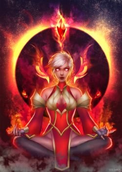 Conqueror Karma by 솔라카 HD Wallpaper Fan Art Artwork League of Legends lol