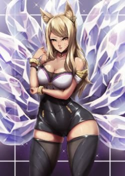 K/DA Ahri by Pack HD 4k Wallpaper Background Fan Art Artwork League of Legends lol