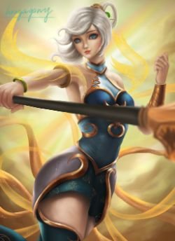 Lunar Empress Lux by hongagany HD Wallpaper Background Fan Art Artwork League of Legends lol