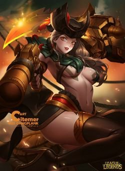 Female Ganglpank by citemer Gender Swap Bend HD Wallpaper Fan Art Artwork League of Legends lol
