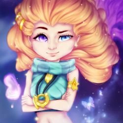 Zoe by Vallentiny HD Wallpaper Background Fan Art Artwork League of Legends lol