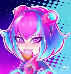 Super Galaxy Annie by jamilsc11 HD Wallpaper Background Fan Art Artwork League of Legends lol