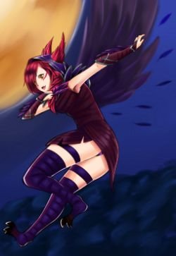 Xayah by Snow大王 HD Wallpaper Fan Art Artwork League of Legends lol