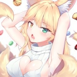 Sexy Ahri by ルルリ HD Wallpaper Background Fan Art Artwork League of Legends lol