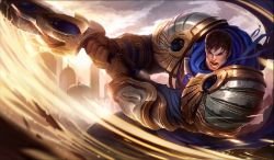 Classic Garen Splash Art 4k HD Wallpaper Official Artwork League of Legends lol