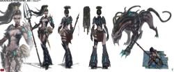 Headhunter Nidalee Concept by Zeronis League of Legends Artwork Wallpaper lol
