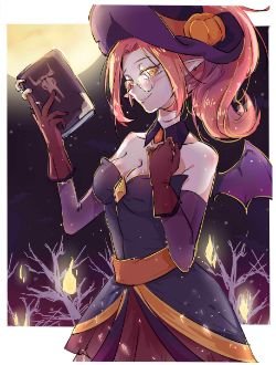 Bewitching Janna by 鱼池面 HD Wallpaper Background Fan Art Artwork League of Legends lol