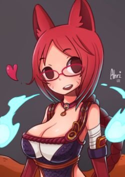 Foxfire Ahri by LataeDelan HD Wallpaper Fan Art Artwork League of Legends lol