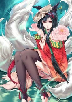 Jade Princess Ahri by citemer League of Legends Artwork Wallpaper lol Fan Art