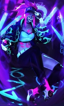 K/DA Akali by Alov HD Wallpaper Background Fan Art Artwork League of Legends lol