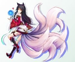 Ahri by Hiiro League of Legends Artwork HD Wallpaper lol Fan ArtFan Art Artwork