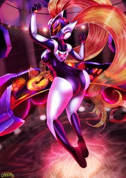 DJ Sona Concussive HD Wallpaper Fan Art Artwork League of Legends lol