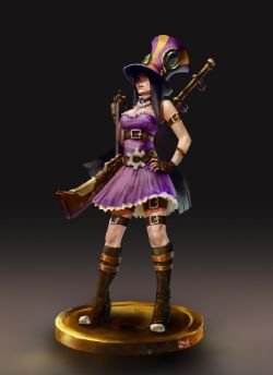 Caitlyn by Hozure HD Wallpaper Artwork Fan Art League of Legends lol