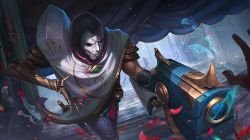 Jhin by kusanagi lin HD Wallpaper Fan Art Artwork League of Legends lol