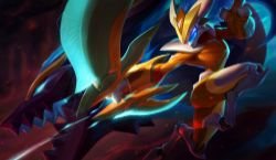 Super Galaxy Kindred Splash Art HD 4k Wallpaper Background Official Art Artwork League of Legends lol