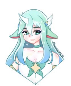 Star Guardian Soraka by anniesaurrr HD Wallpaper Background Fan Art Artwork League of Legends lol Thumbnail