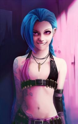 Jinx by OOPARTZ▲ (2) HD Wallpaper Fan Art Artwork League of Legends lol