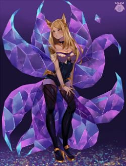 K/DA Ahri by Lizazak HD Wallpaper Background Fan Art Artwork League of Legends lol