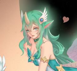 Star Guardian Soraka by 甜猫圈 (2) HD Wallpaper Background Fan Art Artwork League of Legends lol