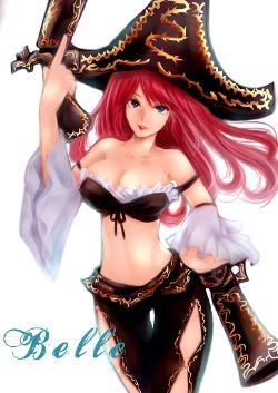 Miss Fortune by Belle@LOL新刊籌備中 HD Wallpaper Fan Art Artwork League of Legends lol