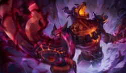 Infernal Nasus Splash Art 4k HD Wallpaper Official Artwork League of Legends lol