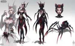 Elise Concept by Zeronis League of Legends Artwork Wallpaper lol