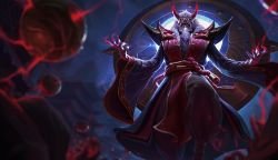 Blood Moon Zilean Splash Art 4k HD Wallpaper Official Artwork League of Legends lol