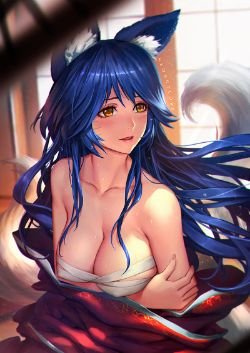 Ahri by NeoArtCorE HD Wallpaper Fan Art Artwork League of Legends lol
