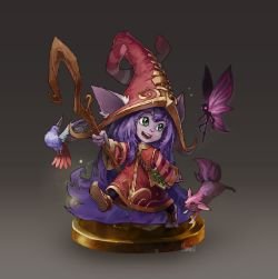 Lulu by Hozure HD Wallpaper Fan Art Artwork League of Legends lol
