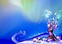 Winter Wonderland Neeko by WANDAKUN HD Wallpaper Background Fan Art Artwork League of Legends lol