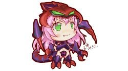 Chibi Female Cho'Gath by みかみ (2) HD Wallpaper Fan Art Artwork League of Legends lol