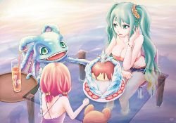 Cafe Fizz, Sona, Annie & Anivia by jkludia HD Wallpaper Artwork Fan Art League of Legends lol