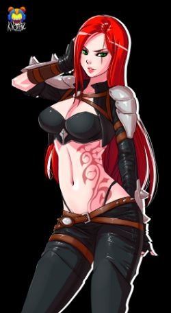 Katarina by Kyoffie12 HD Wallpaper Fan Art Artwork League of Legends lol (2)