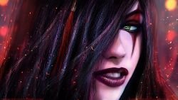 Warring Kingdoms Katarina Portrait by MagicnaAnavi HD Wallpaper Fan Art Artwork League of Legends lol