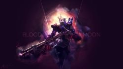 Blood Moon Jhin by AetherialArts HD Wallpaper Background Fan Art Artwork League of Legends lol