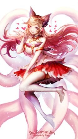 Star Guardian Ahri by SAyuki_23号 HD Wallpaper Background Fan Art Artwork League of Legends lol