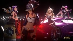 K/DA - POP/STARS Cinematic (K/DA Ahri, Akali, Kai'Sa & Evelynn) (ft Madison Beer, (G)I-DLE, Jaira Burns) HD Wallpaper Background Official Art Artwork League of Legends lol