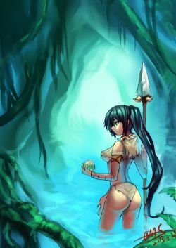 Nidalee by TTTTs HD Wallpaper Fan Artwork League of Legends lol