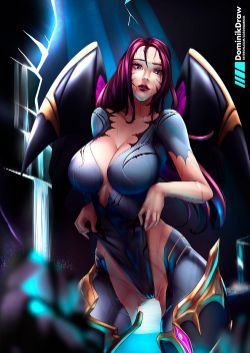 Sexy Kai'Sa by Lord-Dominik HD Wallpaper Background Fan Art Artwork League of Legends lol