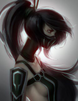 Akali by raf107 League of Legends Artwork Wallpaper lol