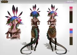 Neeko Concept by Daniel Orive (9) HD Wallpaper Background Official Art Artwork League of Legends lol