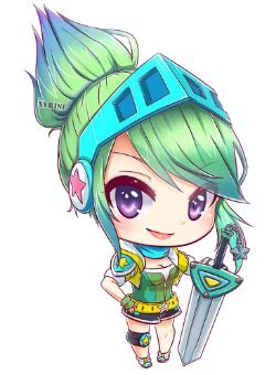 Chibi Arcade Riven by Xyrise HD Wallpaper Background Fan Art Artwork League of Legends lol