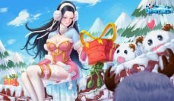 Snowstorm Irelia (Concept) by 小米白丶 HD 4k Wallpaper Background Fan Art Artwork League of Legends lol