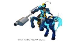 Hella Rims Hecarim (Skin Concept) by irahi HD Wallpaper Fan Art Artwork League of Legends lol
