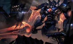 Mecha Aatrox Splash Art Update Rework HD 4k Wallpaper Background Official Art Artwork League of Legends lol